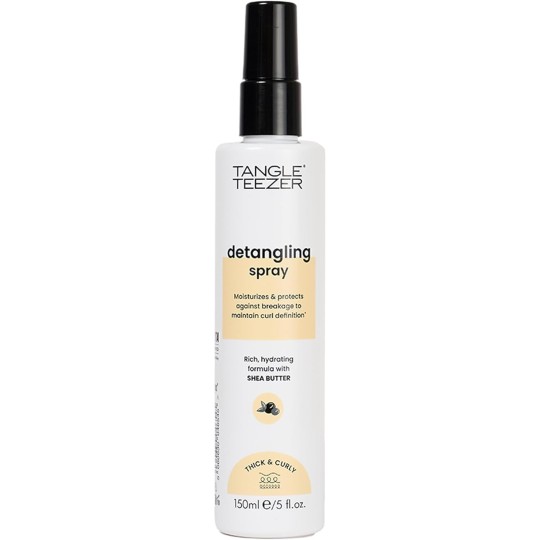 Tangle Teezer Everyday Detangling, Spray Crème Démêlant au Beurre de Karité pour Cheveux Cheveux Épais et Bouclés