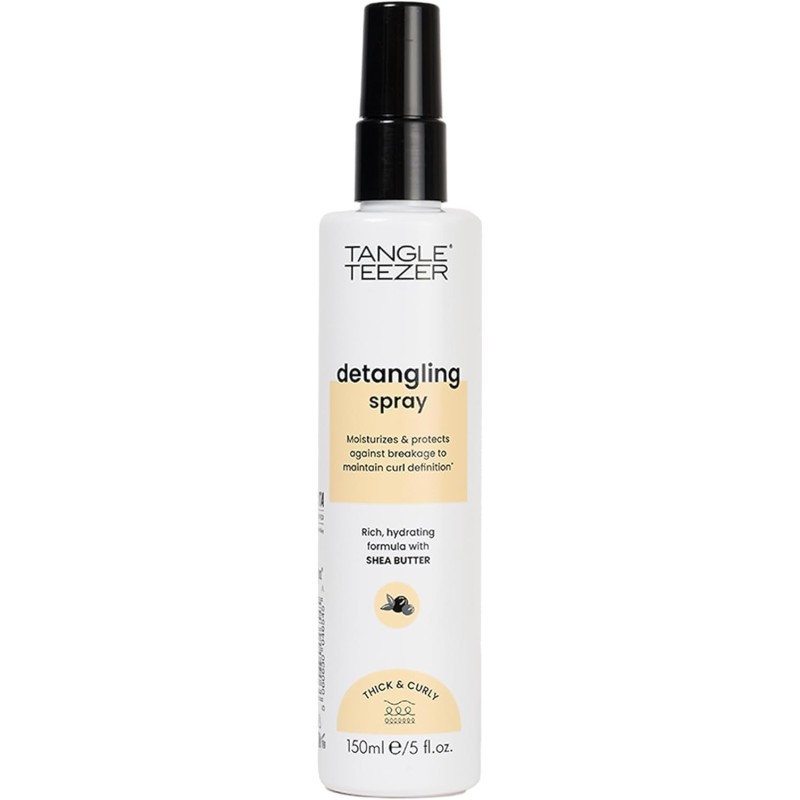 Tangle Teezer Everyday Detangling, Spray Crème Démêlant au Beurre de Karité pour Cheveux Cheveux Épais et Bouclés