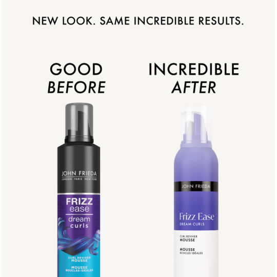 John Frieda Frizz Ease Curl Reviver Mousse cheveux définition boucles