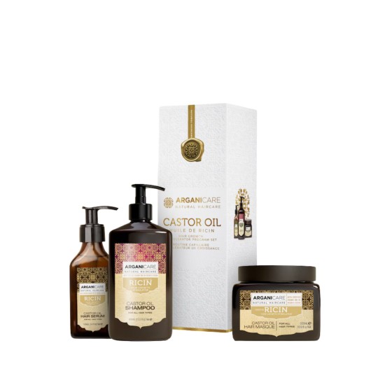 Arganicare Coffret Trio Accélérateur de Croissance Ricin