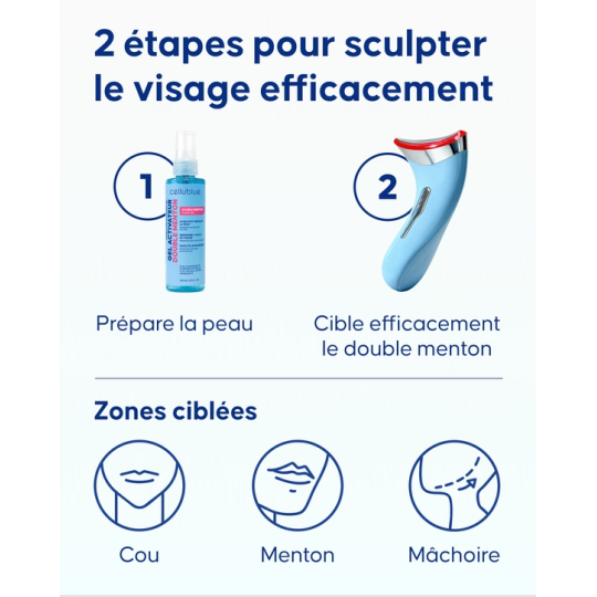 Cellublue Appareil EMS Sculptant Visage
