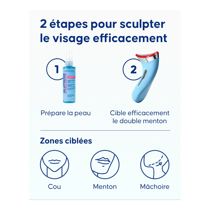 Cellublue Appareil EMS Sculptant Visage