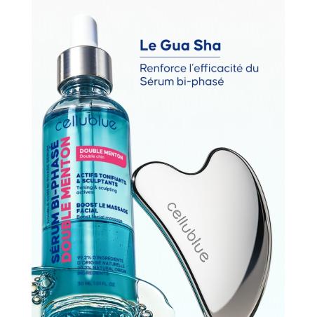 Cellubue Gua Sha Métal et Sérum Intense Liftant Visage