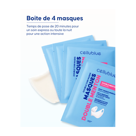 Cellublue Masque Double Menton Liftant x4