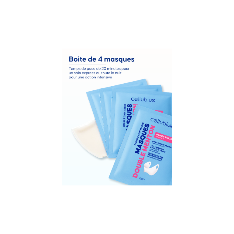 Cellublue Masque Double Menton Liftant x4