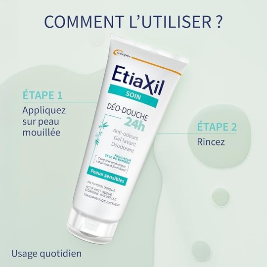 Etiaxil Déo-Douche 24H Gel Lavant Déodorant 200 ml