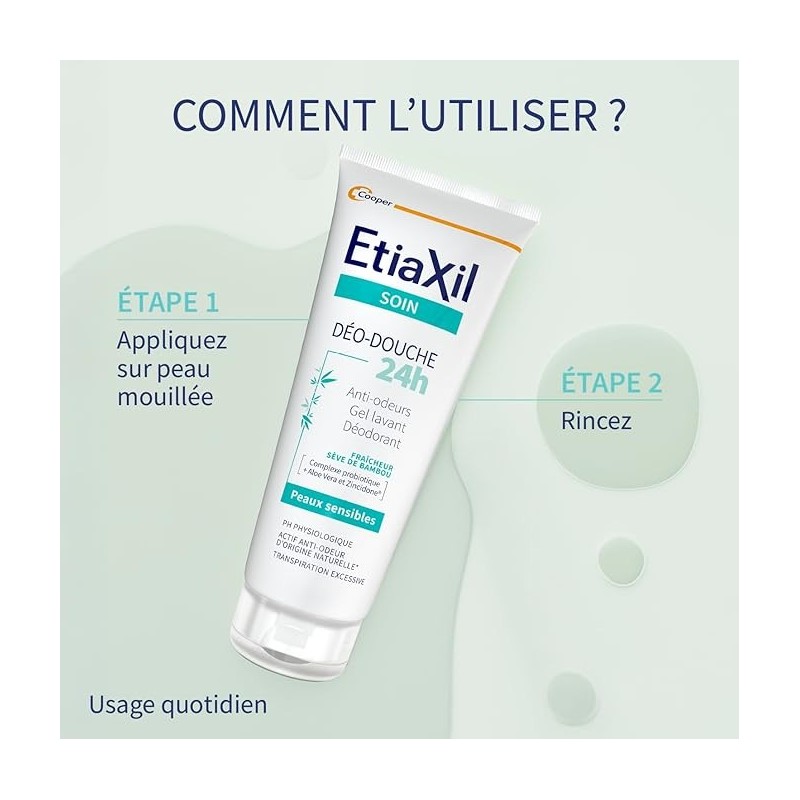 Etiaxil Déo-Douche 24H Gel Lavant Déodorant 200 ml