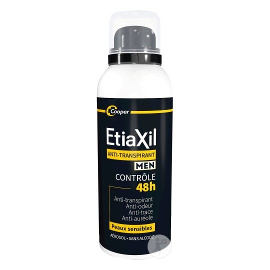Etiaxil Déodorant Men Anti-Transpirant Contrôle 48H Aérosol 150 ml