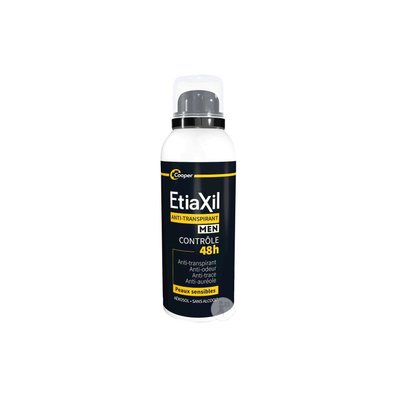 Etiaxil Déodorant Men Anti-Transpirant Contrôle 48H Aérosol 150 ml