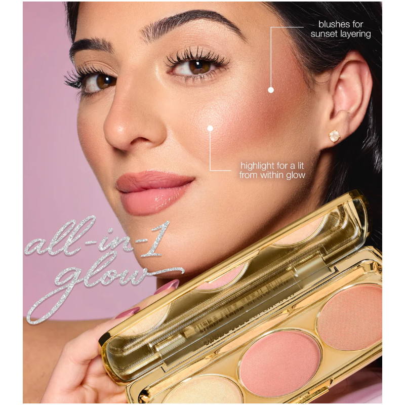 Tarte Blush et Highlight reel cheek wardrobe volume l