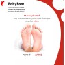 BABY FOOT 1 Paire Masque Chaussette Exfoliant Pieds Anti callosités & Peaux Mortes