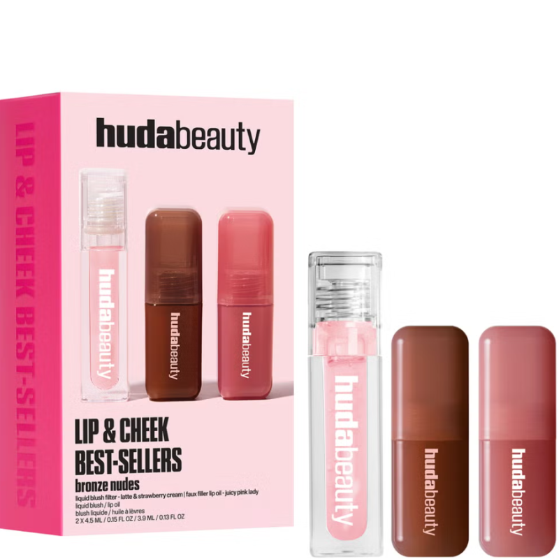 HUDA BEAUTY Bronze Nudes Lip And Cheek