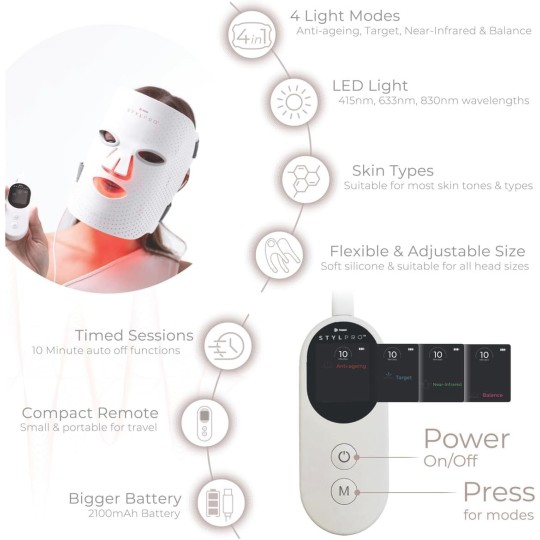 STYLPRO Wavelength LED Face Mask