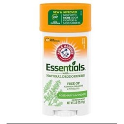 Arm & Hammer, Déodorant Essentials avec désodorisants naturels, lavande et romarin frais,