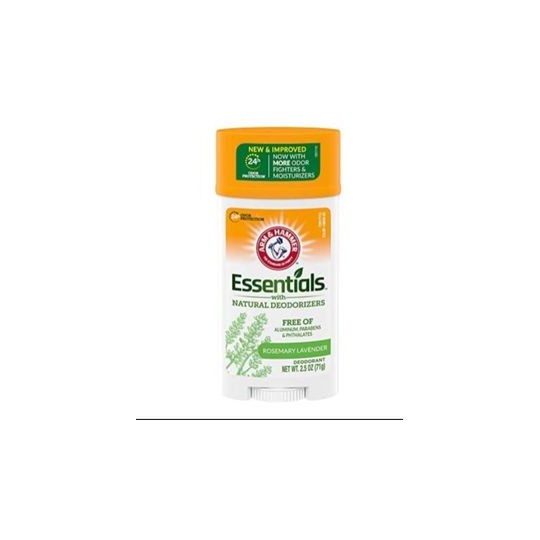Arm & Hammer, Déodorant Essentials avec désodorisants naturels, lavande et romarin frais,