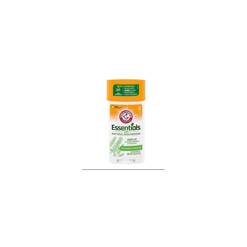 Arm & Hammer, Déodorant Essentials avec désodorisants naturels, lavande et romarin frais,