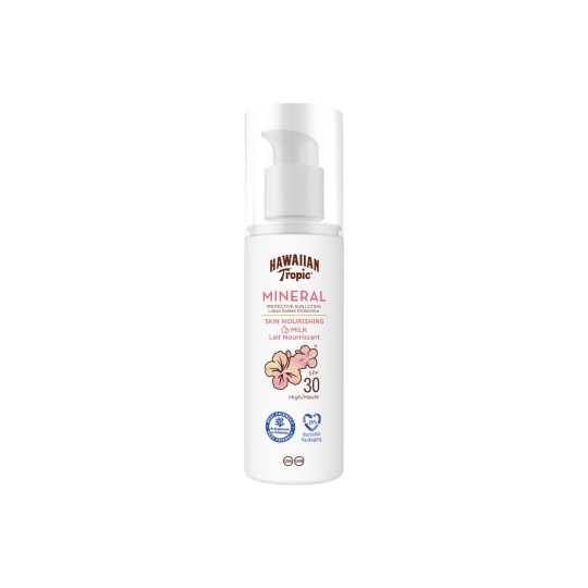 HAWAIIAN TROPIC Lait solaire SPF 30 - Mineral - 100 ml