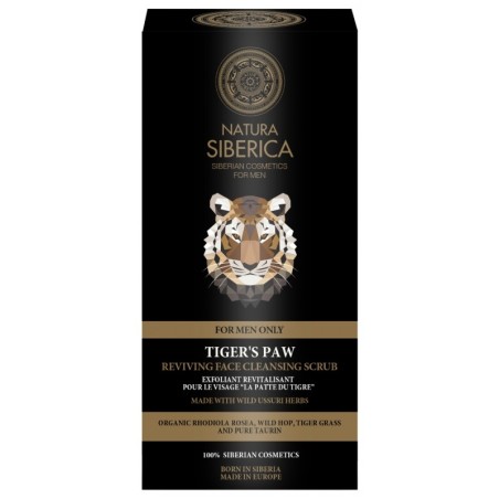 Natura Siberica Homme Exfoliant Revitalisant Visage La Patte du Tigre 150 ml