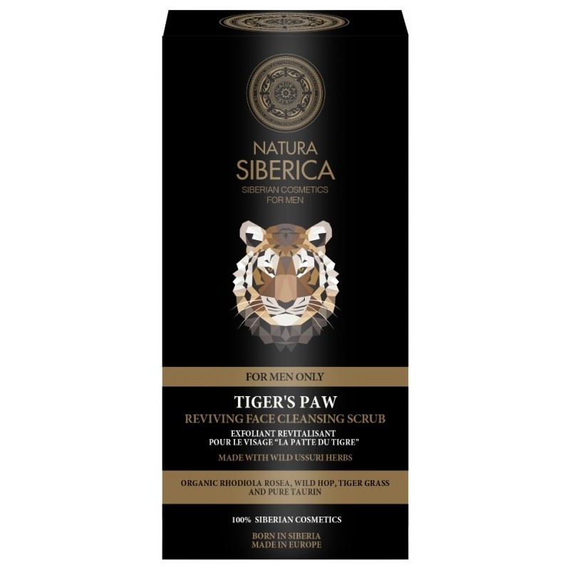 Natura Siberica Homme Exfoliant Revitalisant Visage La Patte du Tigre 150 ml